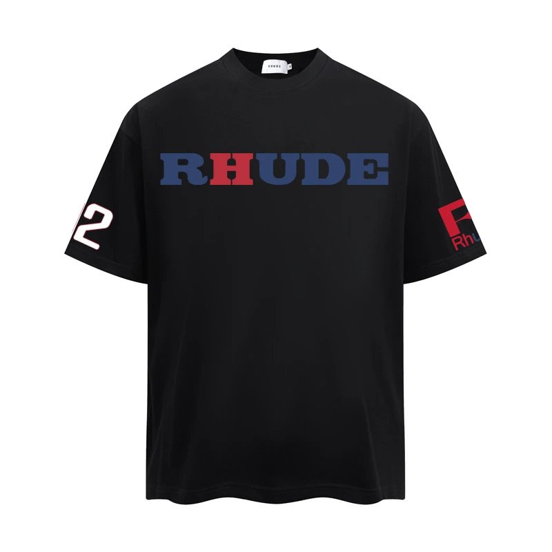 Rhude Star Logo Black T-Shirt - 18