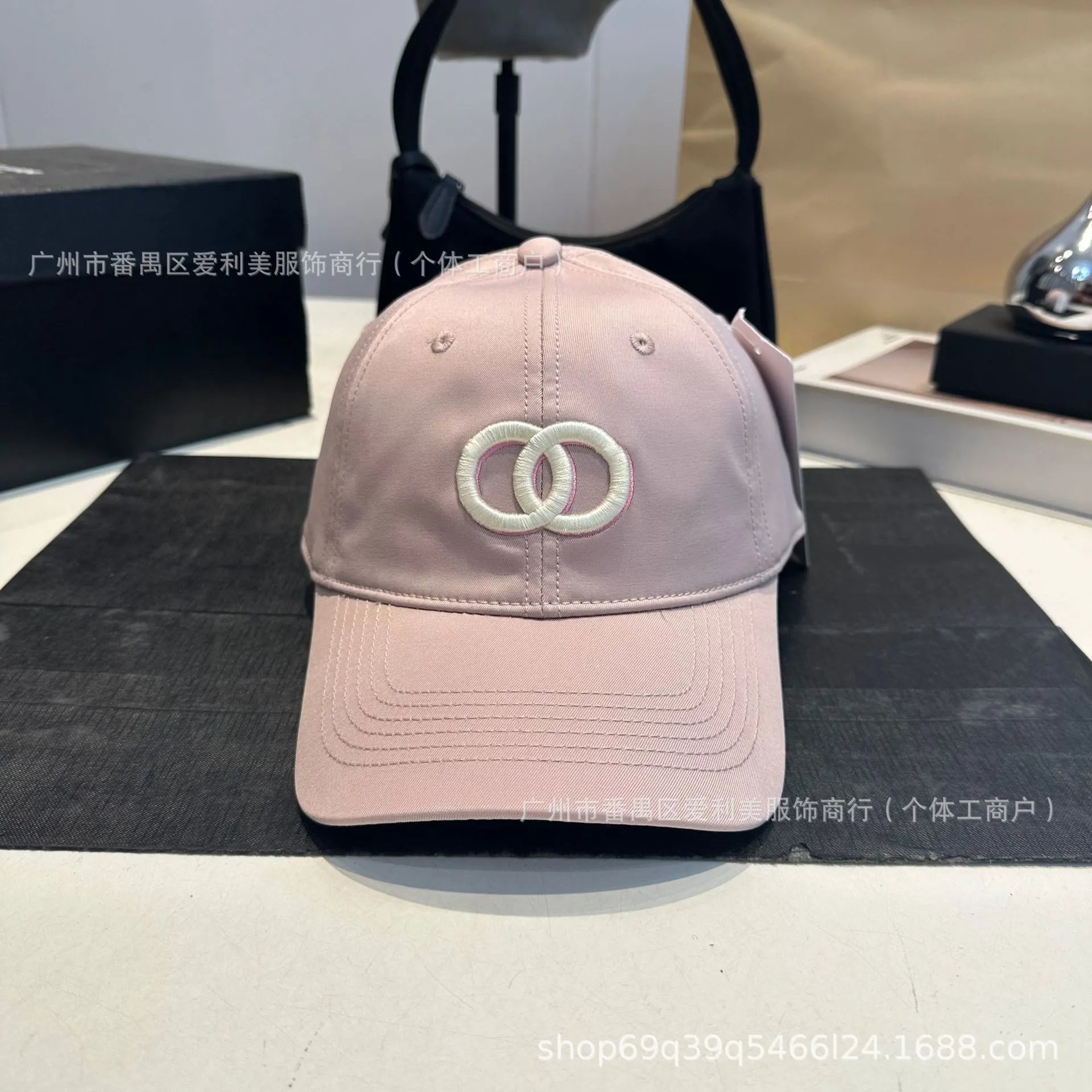 Chanel Hats Embroidered Double-C Baseball Cap image 4