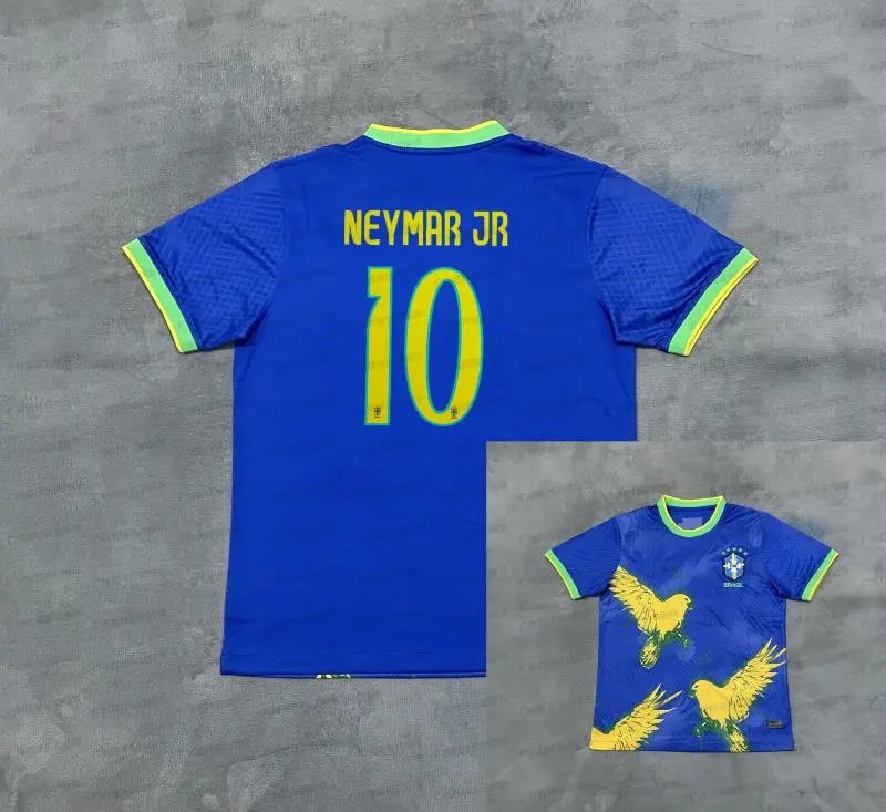 CBF Brazil National Team Vini Jr. #7 Graphic Jersey Black Pink - 14