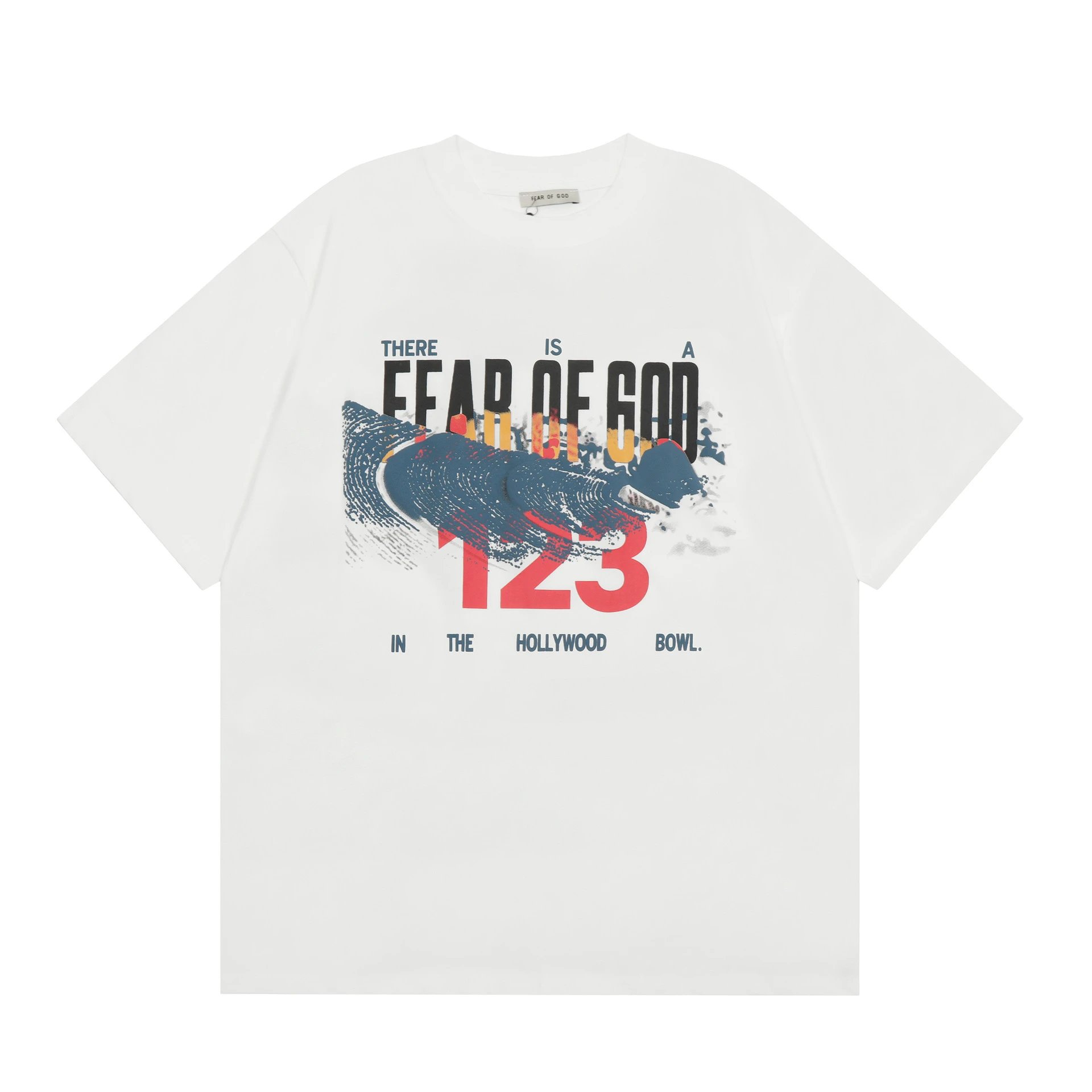 Fear of God Samba Hollywood Howl White T-Shirt - 3