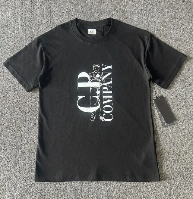 C.P. Company T-Shirts Logo Print Crewneck Short-Sleeve T-Shirt product detail image 22