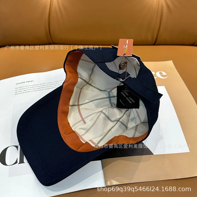 Unbranded Hats Embroidered Crown Herringbone Baseball Cap product detail image 9