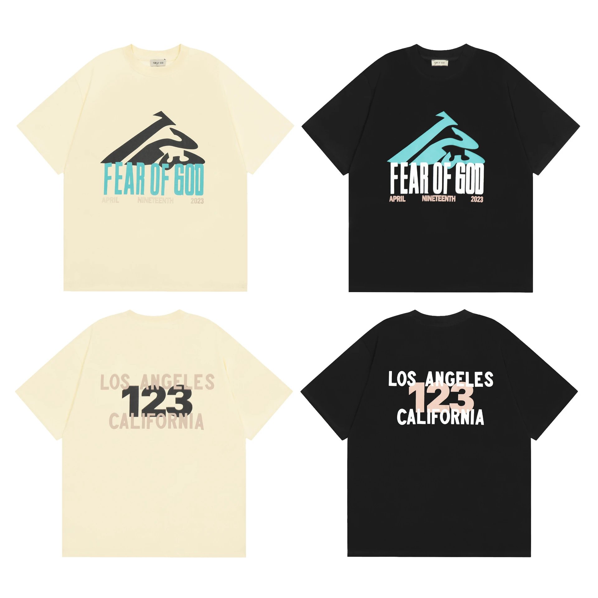 Fear of God Samba Hollywood Howl White T-Shirt - 9