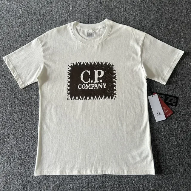 C.P. Company T-Shirts Logo Print Crewneck Short-Sleeve T-Shirt product detail image 12