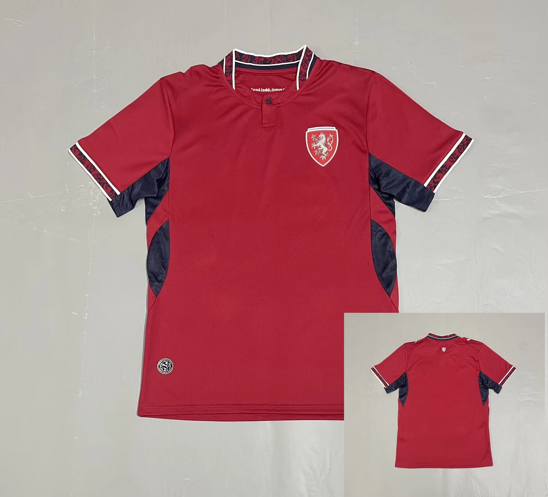 Design Northern Ireland Football Association Jersey Green and Navy Blue Soccer Jersey - 22