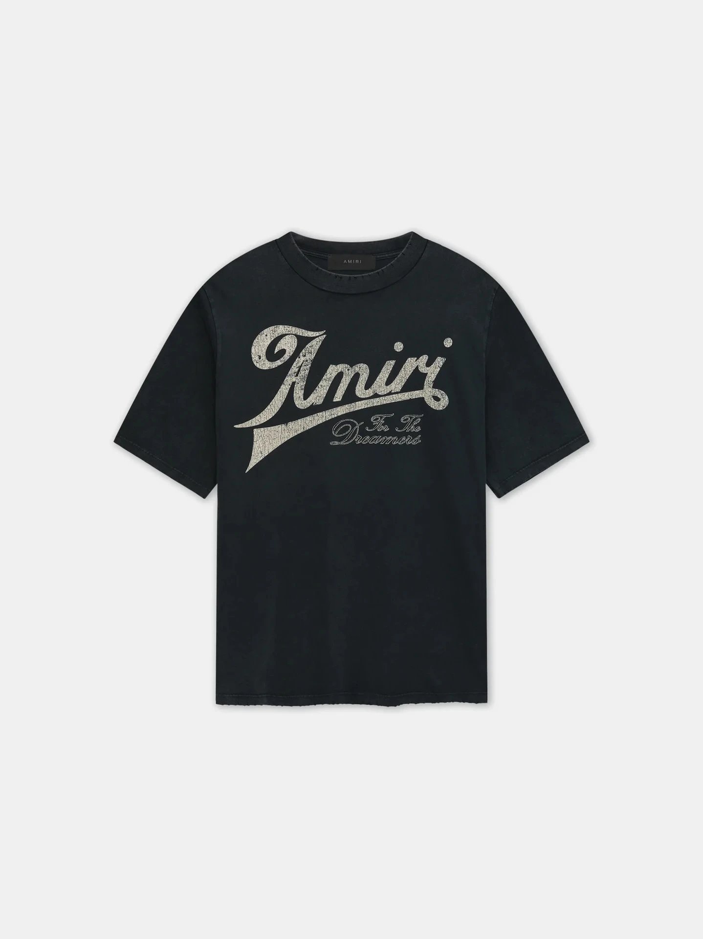 AMIRI T-Shirts Graphic Logo — 2081 washed black