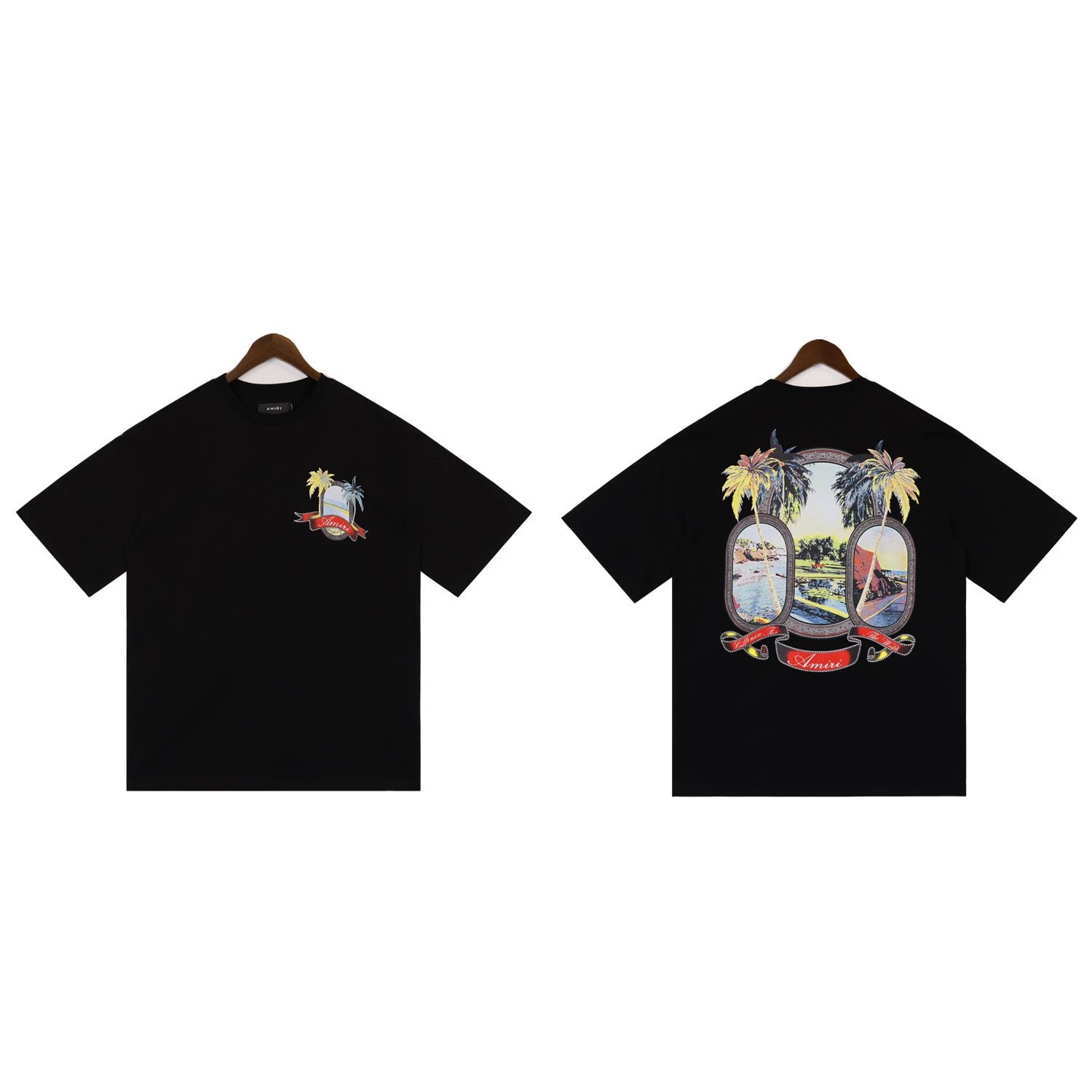 Amiri Distressed Black T-Shirt - 23