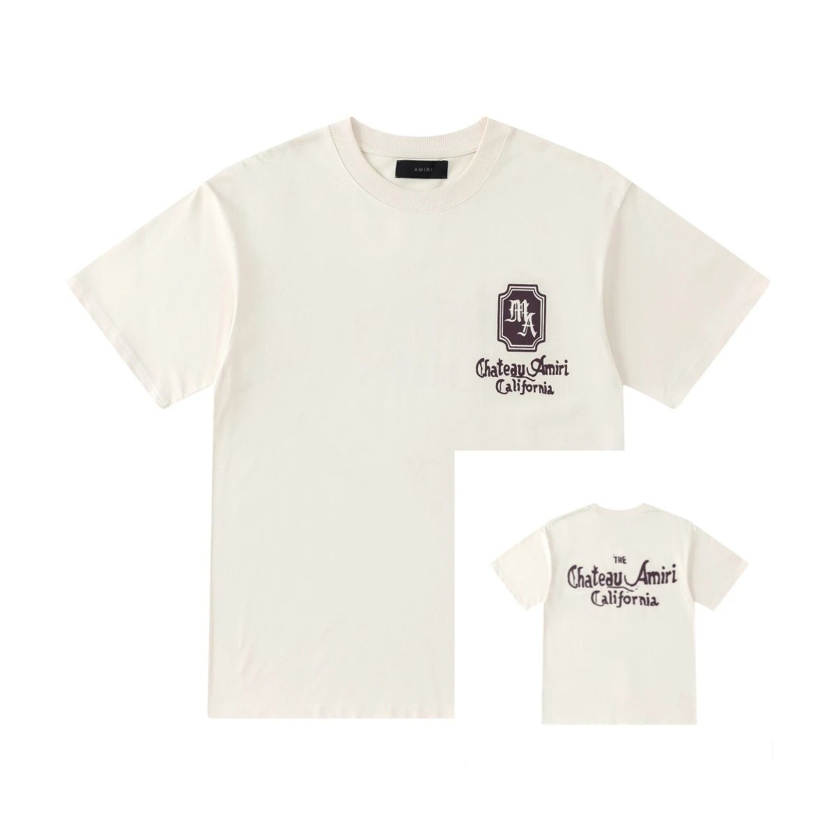 Amiri Horse Print Distressed Black T-Shirt - 7