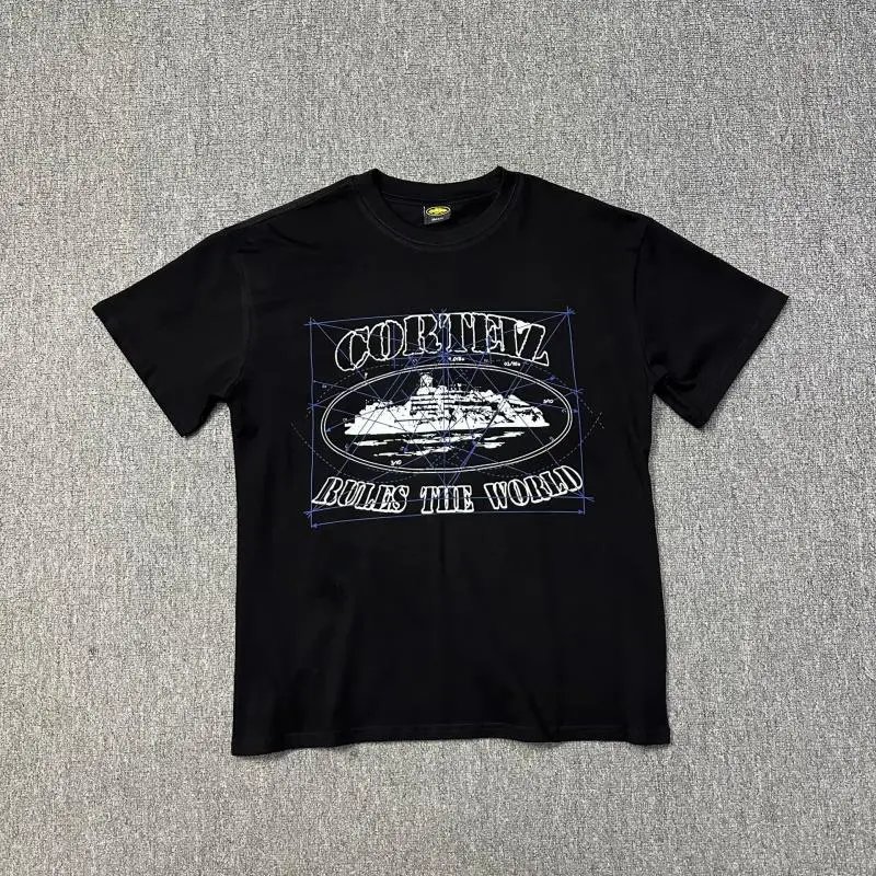 Corteiz Gun Script White T-Shirt - 8
