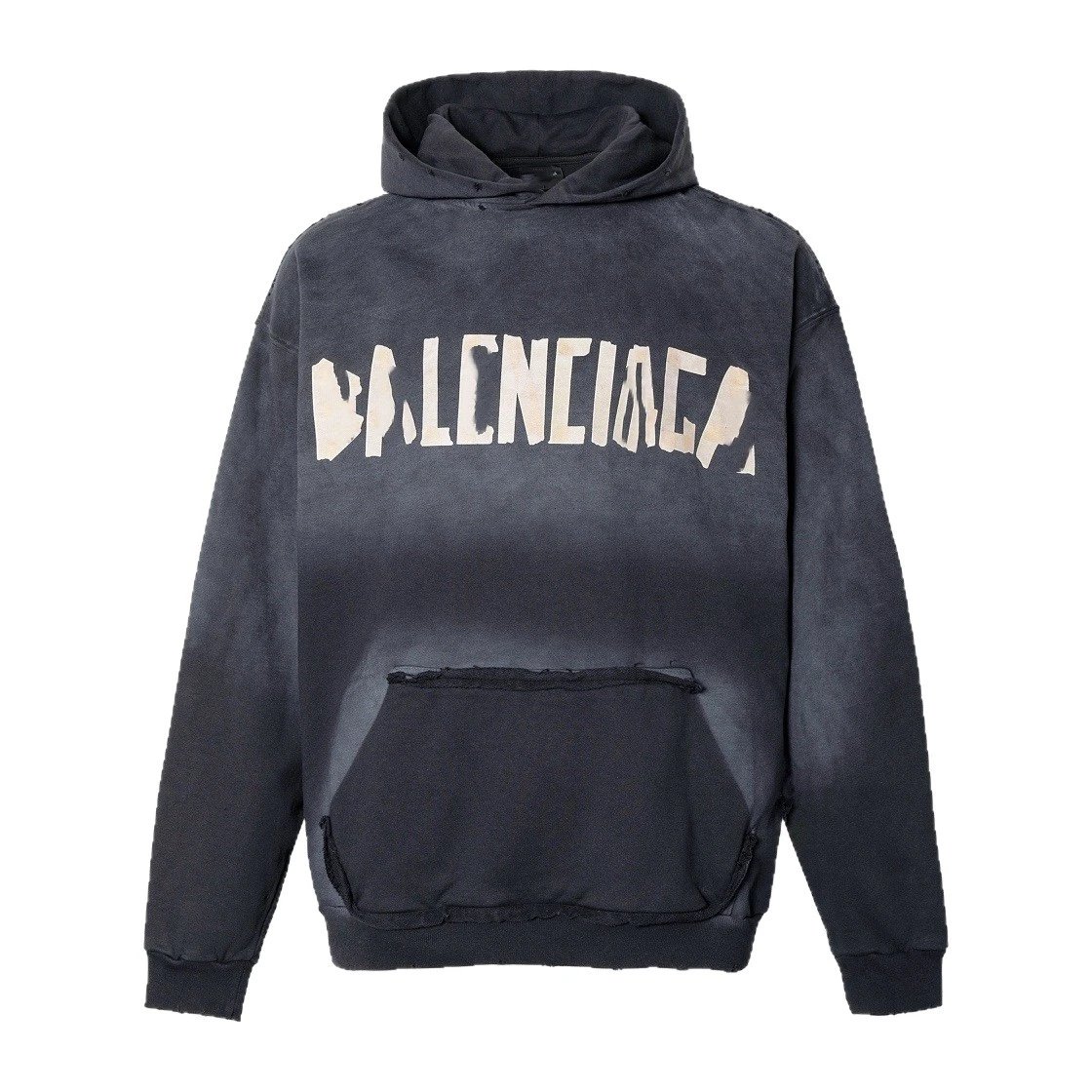 Unbranded Hoodies & Sweatshirts Oversized pullover with graphic prints and kangaroo pockets image 5