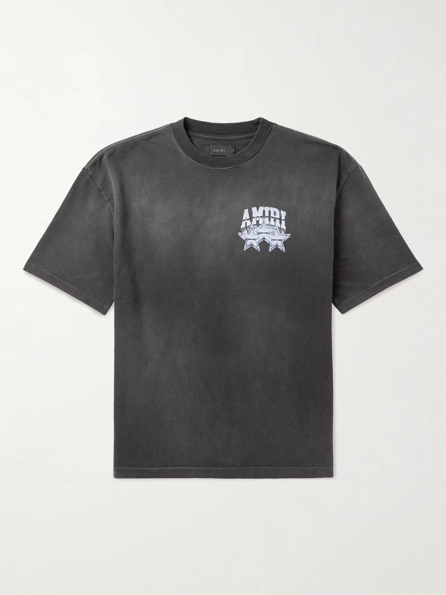 AMIRI T-Shirts Graphic Logo — 2082 washed black
