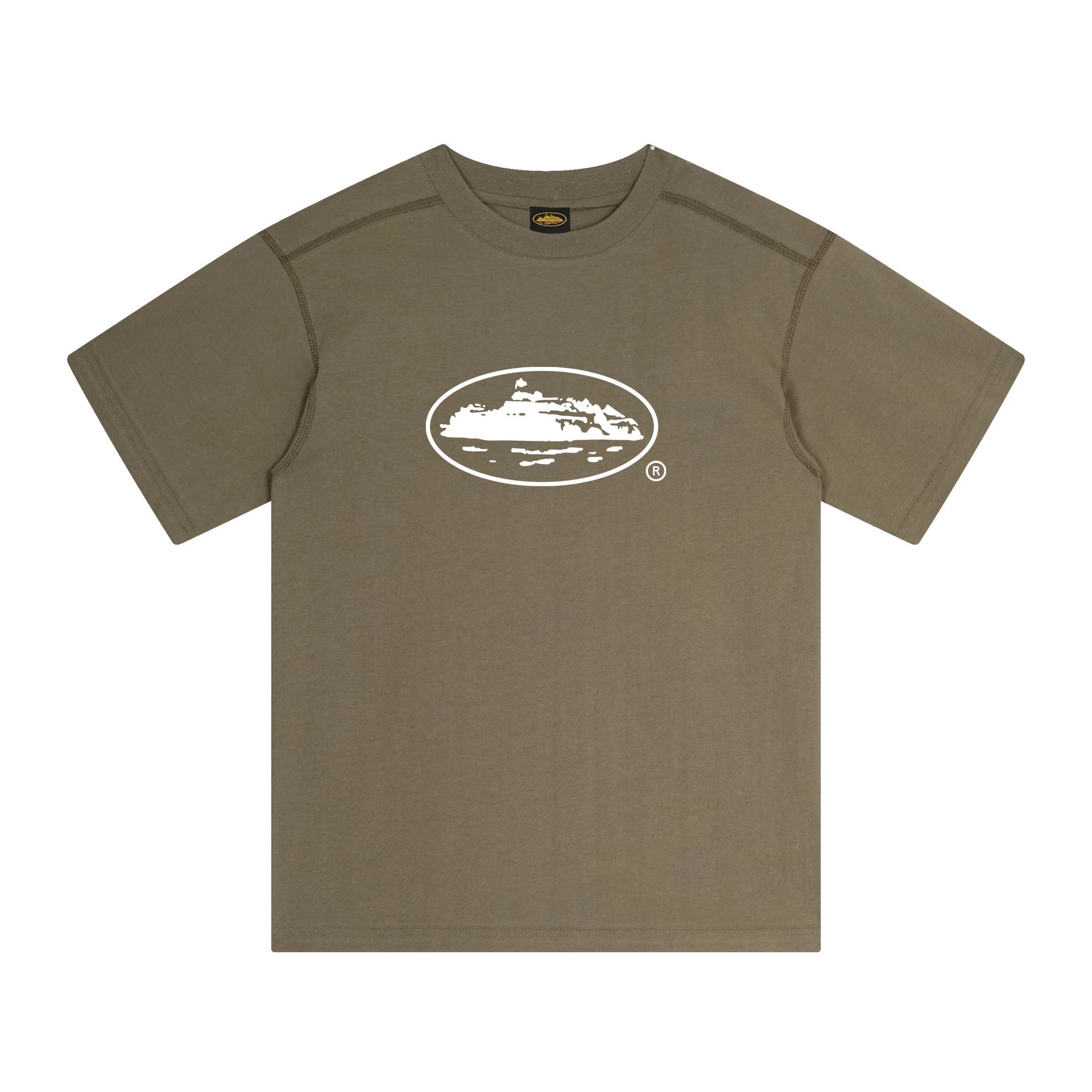 Design Oval Island Graphic Black T-Shirt - 27
