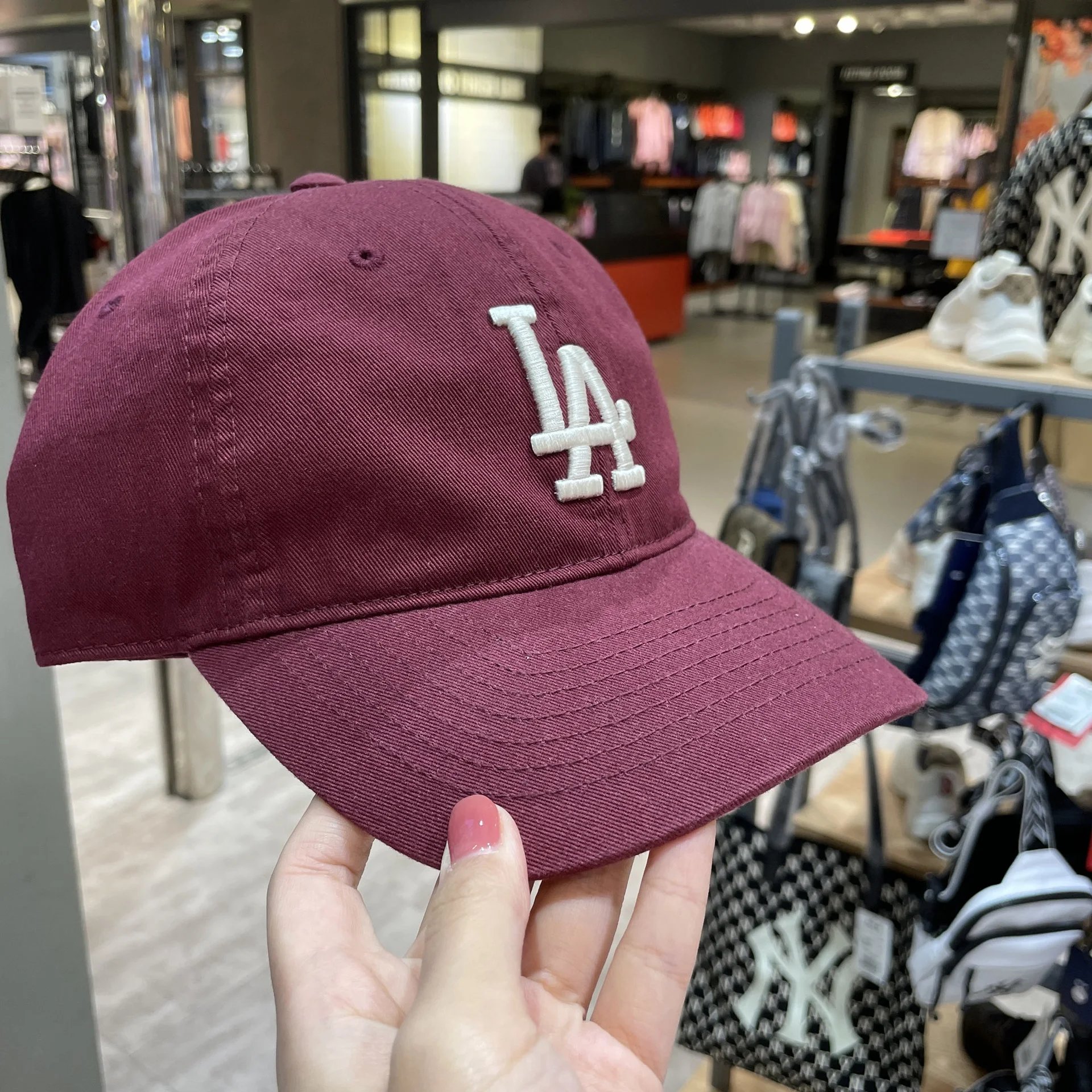 MLB Los Angeles Dodgers Pink Baseball Cap Hats Baseball Cap - 16