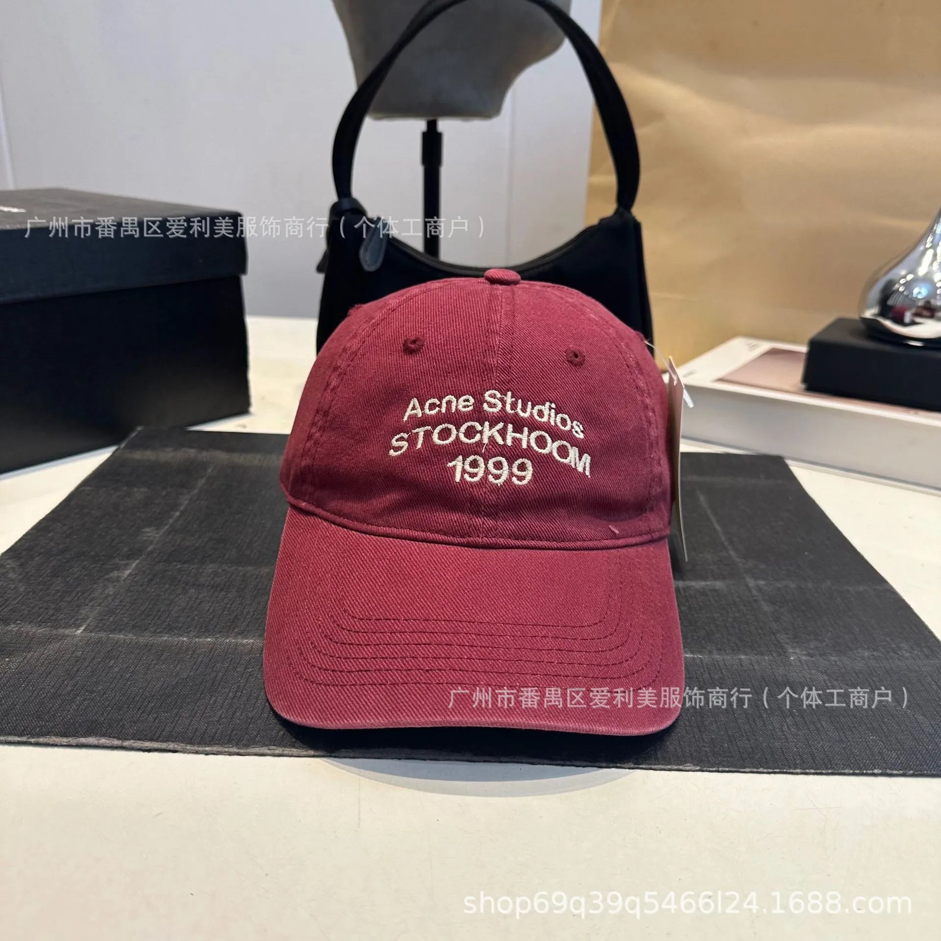 Acne Studios Stockholm 1999 Black Baseball Cap - 5