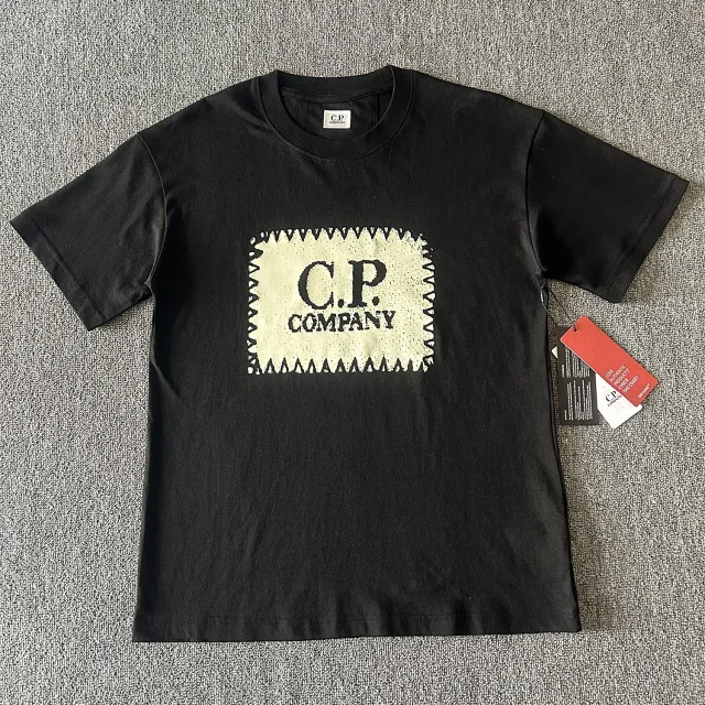 C.P. Company T-Shirts Logo Print Crewneck Short-Sleeve T-Shirt product detail image 14
