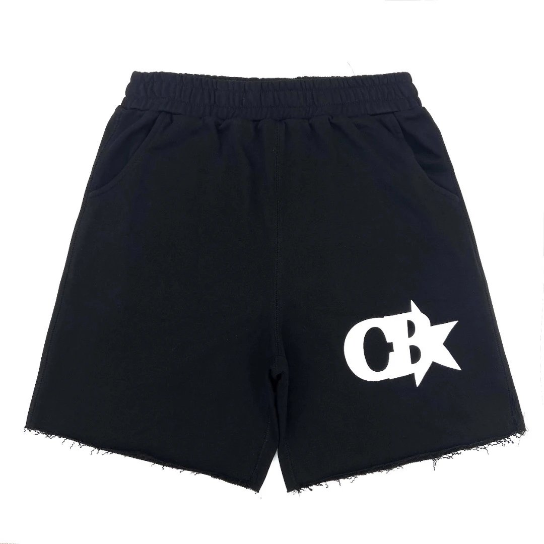 Cole Buxton Shorts CBX Logo Raw-Hem Sweat image 2