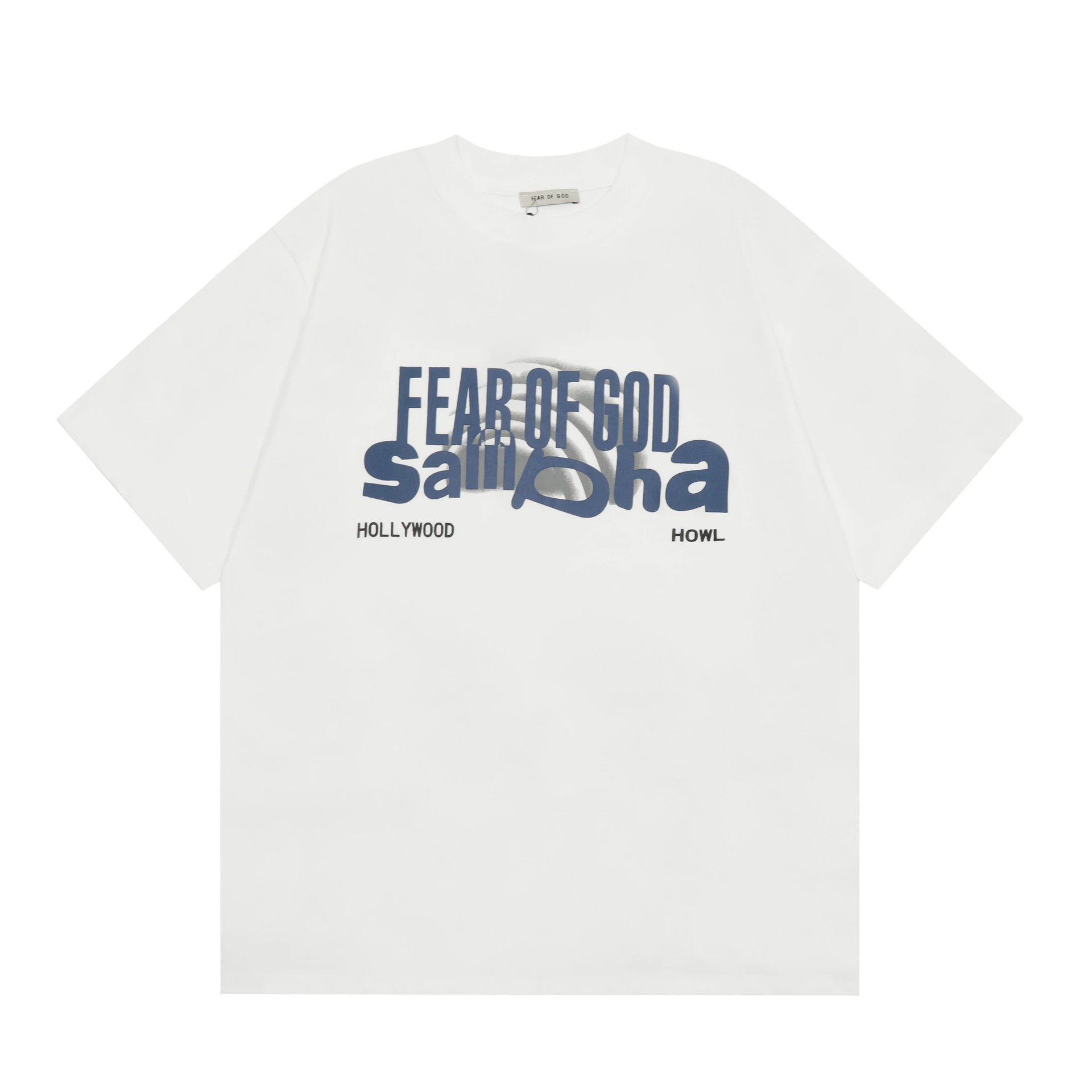 Fear of God Samba Hollywood Howl White T-Shirt - 5