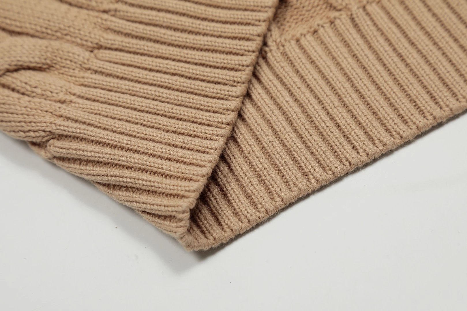 Polo Ralph Lauren Cable Knit V-Neck Sweater White - 9