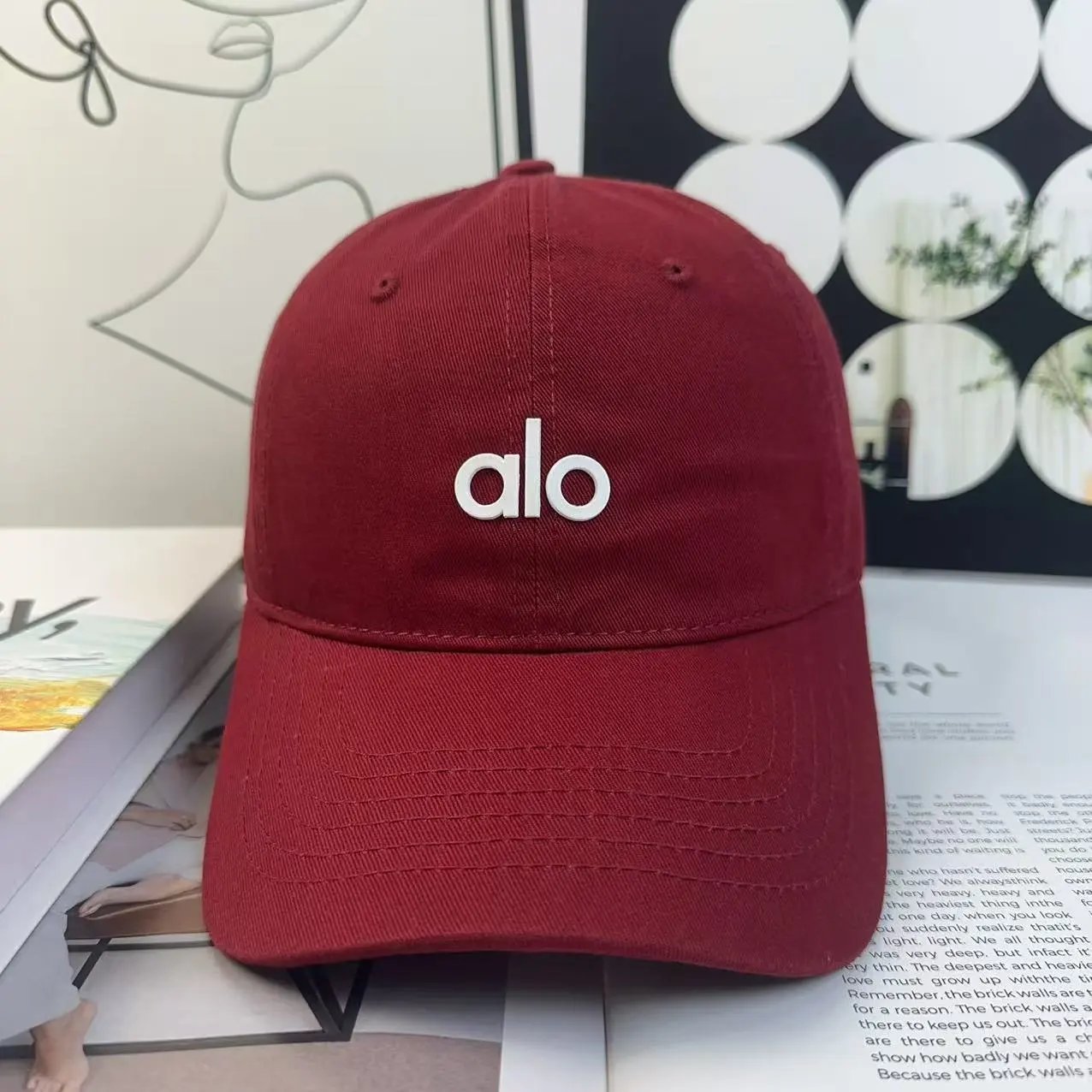 Alo Baseball Cap White - 19