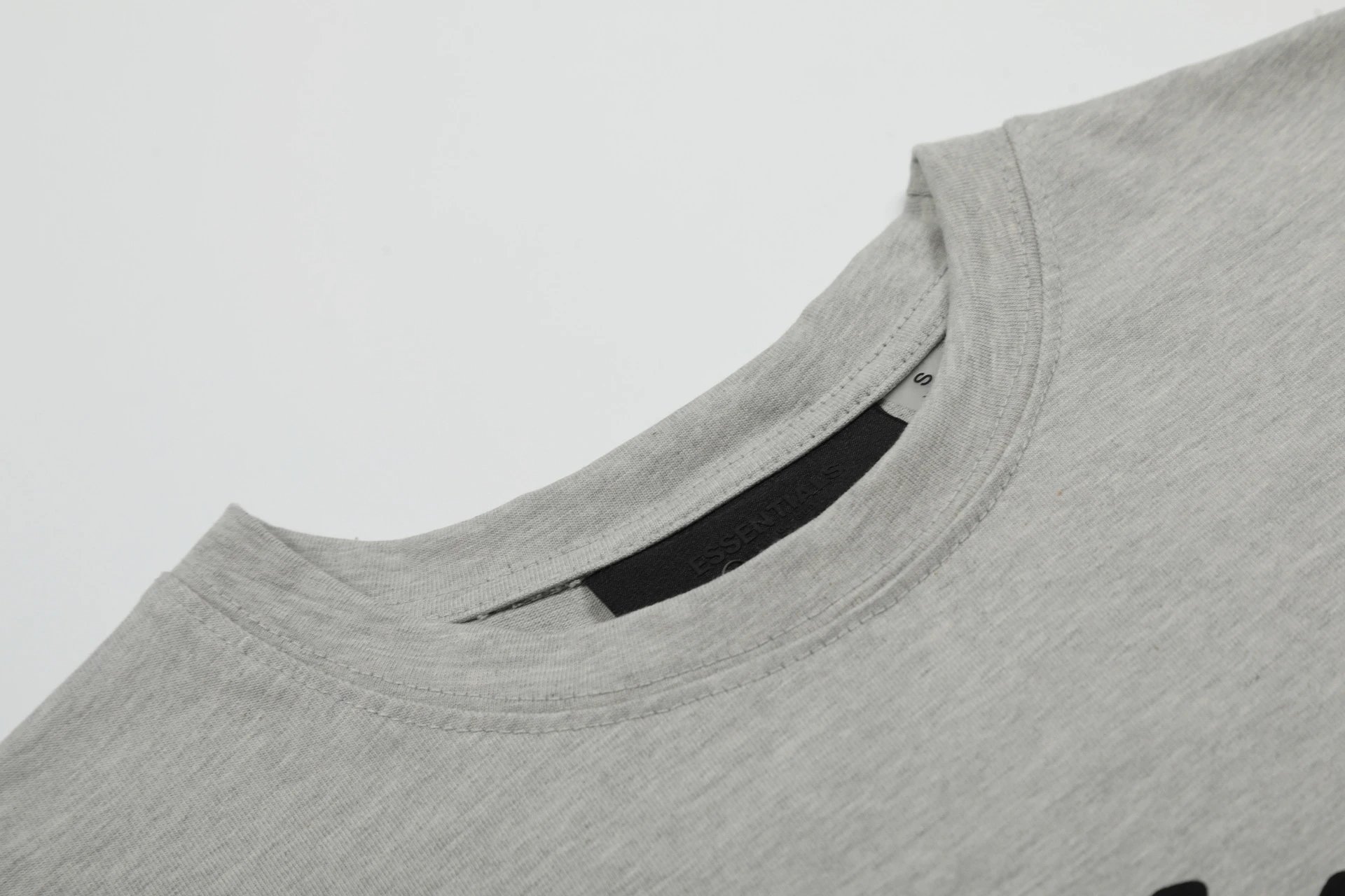Fear of God Essentials University Print Navy T-Shirt - 9