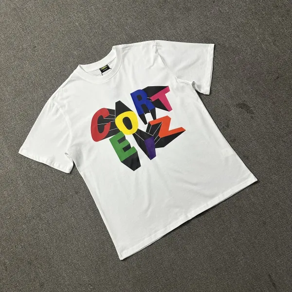 Corteiz Bold Graphic Print White T-Shirt - 1