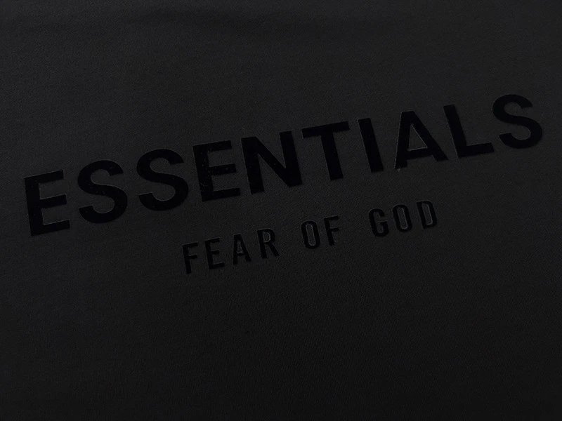 Fear of God Essentials Logo Print Oversized T-Shirt Beige - 21