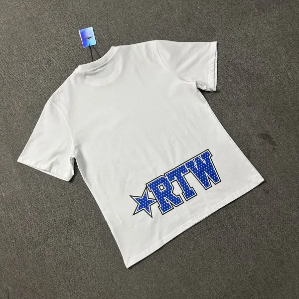 Design RTW Star Logo Graphic T-Shirt White T-Shirts - 1