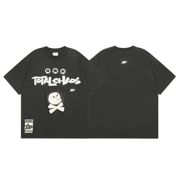 Broken Planet Total Chaos Black T-Shirt - 1