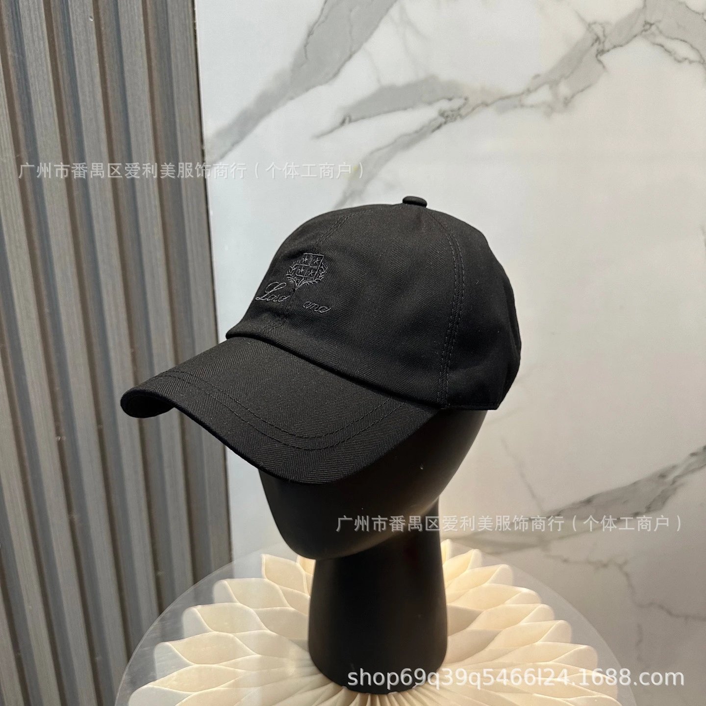 Unbranded Hats Embroidered Crown Herringbone Baseball Cap image 3