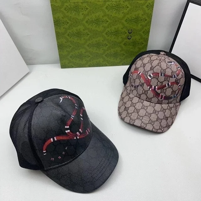 Gucci Hats Mesh Baseball Cap with Animal Embroidery product detail image 3
