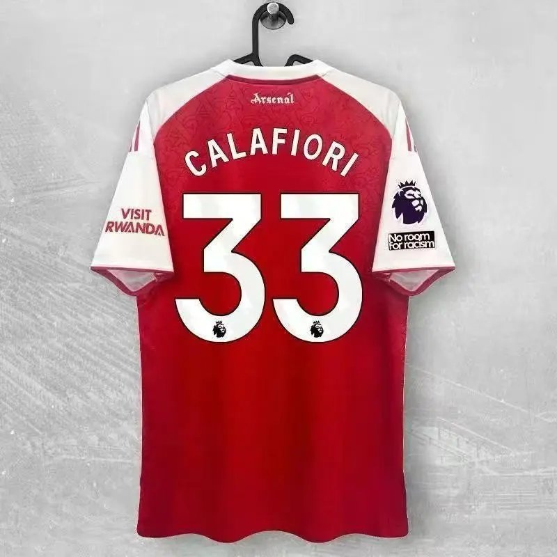 Arsenal FC Saliba #2 Home Jersey Red - 12