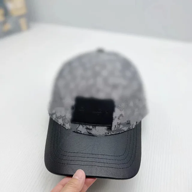 COACH Hats Signature C Monogram Baseball Cap with Leather Patch product detail image 3