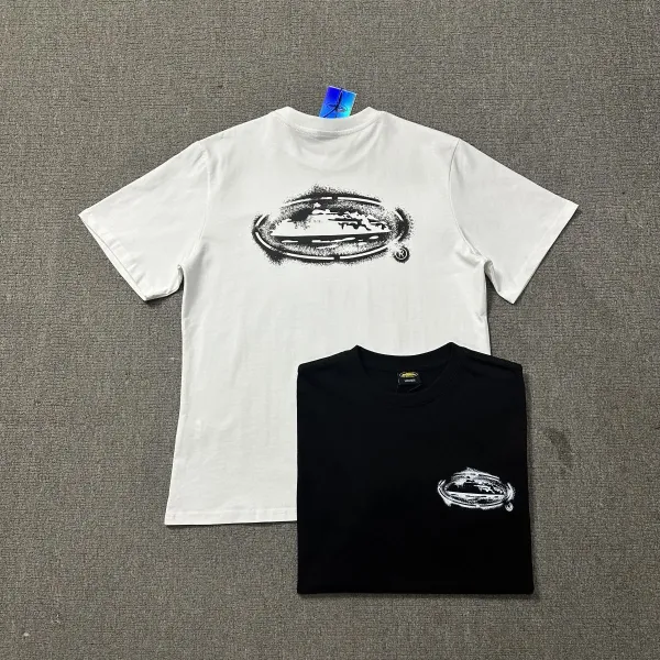 Design Four Stars Island Logo Black T-Shirt - 7
