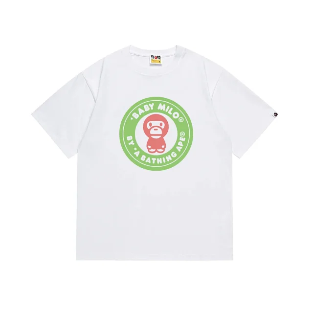 A BATHING APE T-Shirts Head Graphic Short-Sleeve T-Shirt product detail image 17