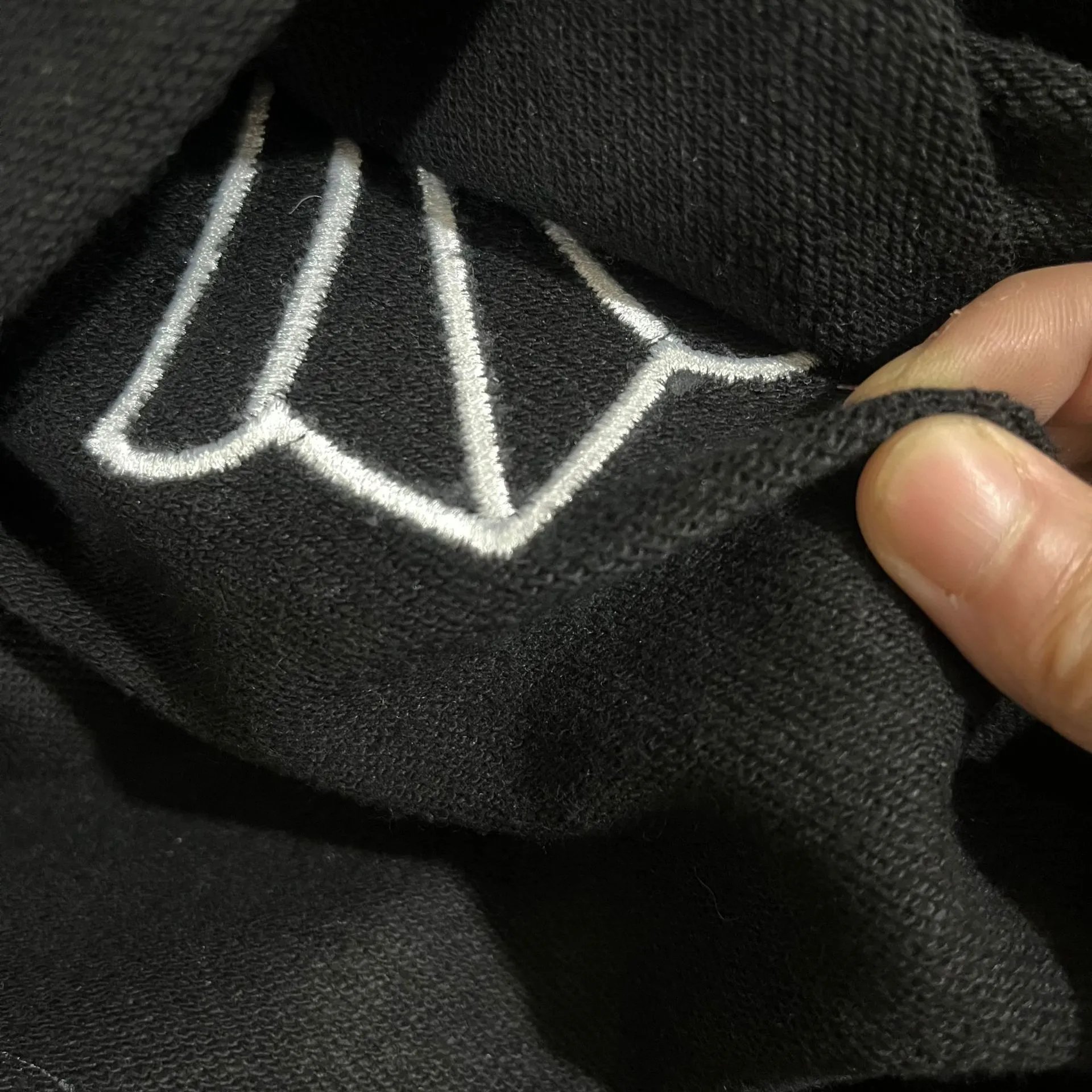Chrome Hearts Cross Motif Knit Sweater Black with Red Embroidery - 24