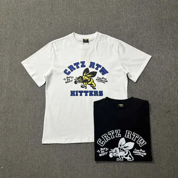 Design Four Stars Island Logo Black T-Shirt - 10