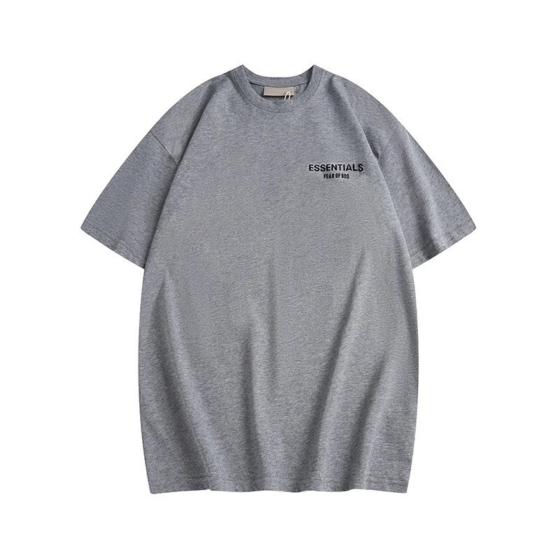 Fear of God Essentials Logo Print Oversized T-Shirt Beige - 12