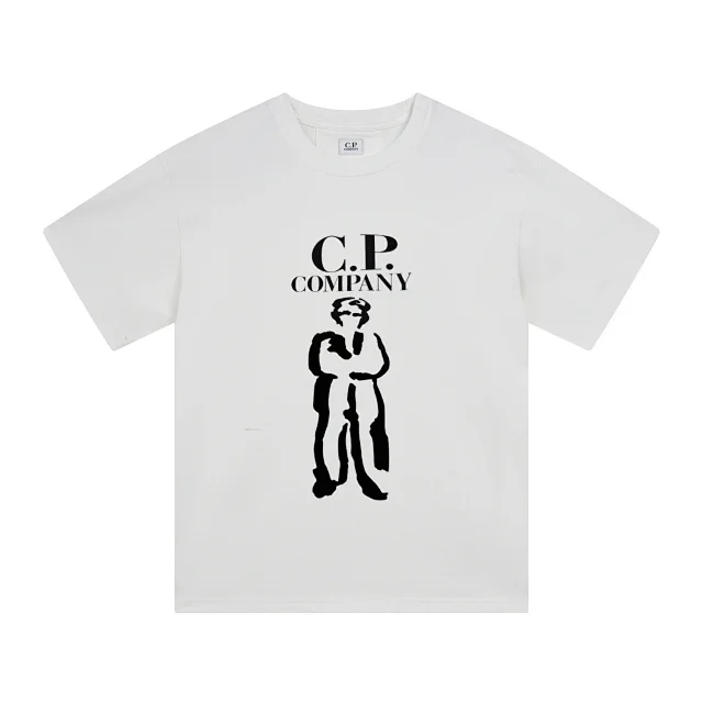 C.P. Company T-Shirts Logo Print Crewneck Short-Sleeve T-Shirt product detail image 35