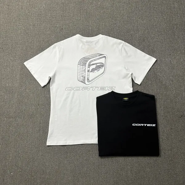 Design Four Stars Island Logo Black T-Shirt - 12