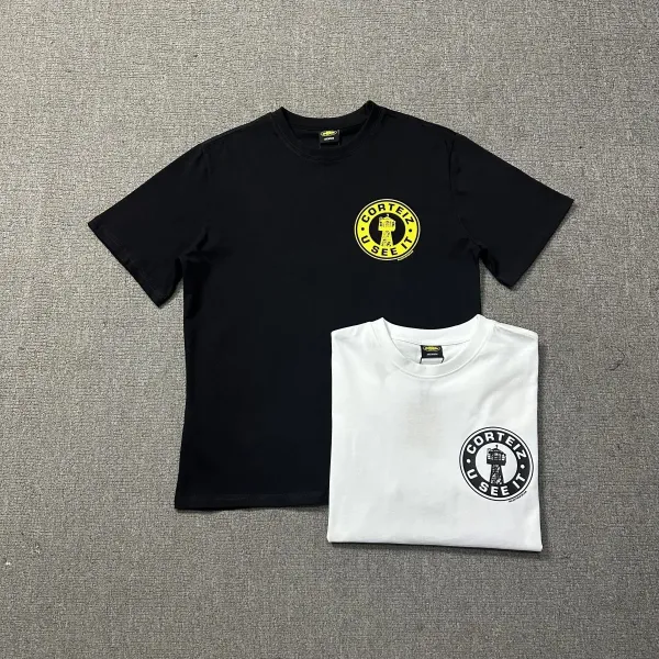 Design Four Stars Island Logo Black T-Shirt - 15
