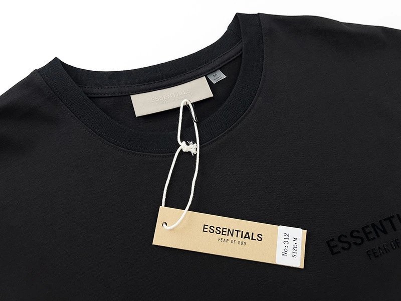 Fear of God Essentials Logo Print Oversized T-Shirt Beige - 27