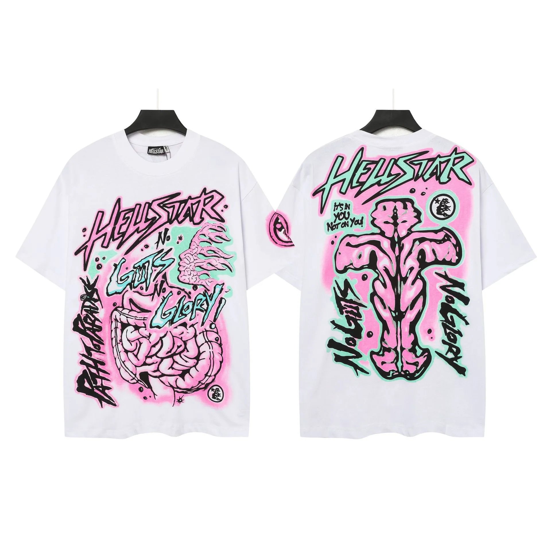 Hellstar Austin 3:16 Distressed Graphic T-Shirt Black - 9