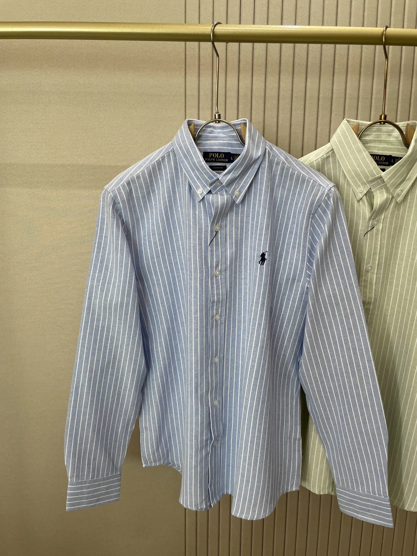 Polo Ralph Lauren Striped Oxford Shirt White - 16