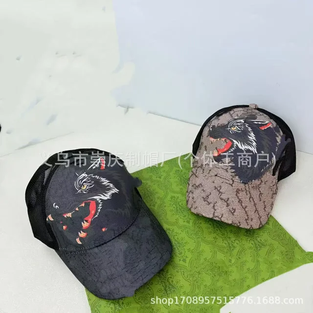 Gucci Hats Mesh Baseball Cap with Animal Embroidery product detail image 10