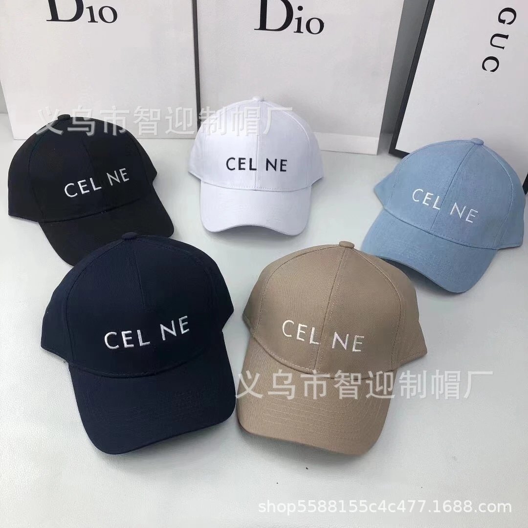 Celine Logo Embroidered Baseball Cap - 2