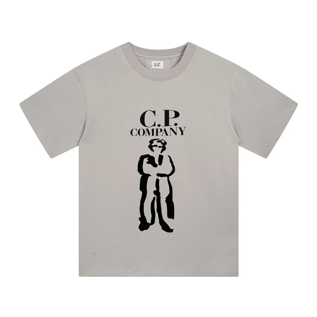 C.P. Company T-Shirts Logo Print Crewneck Short-Sleeve T-Shirt product detail image 37