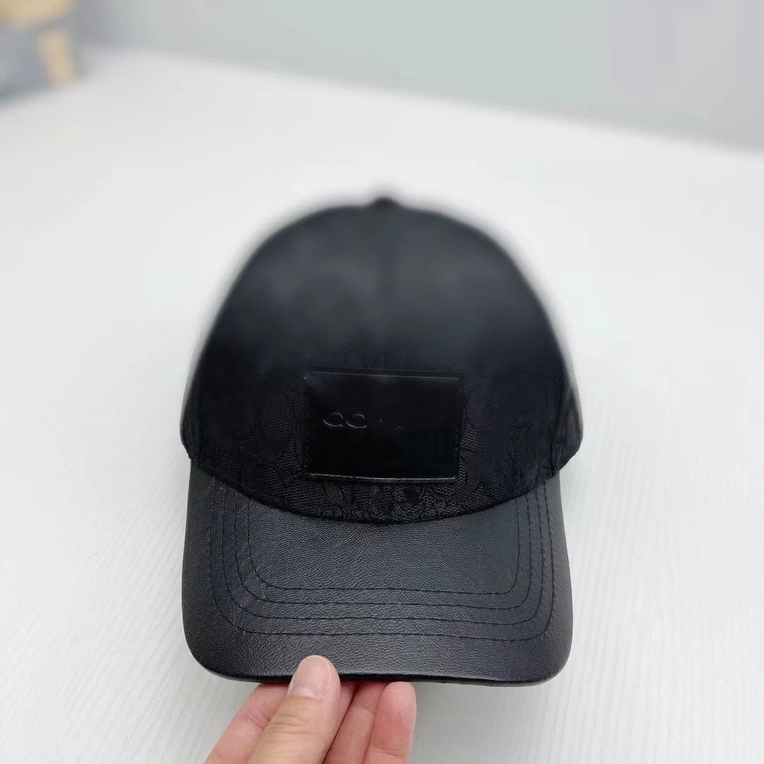 COACH Hats Signature C Monogram Baseball Cap with Leather Patch image 2