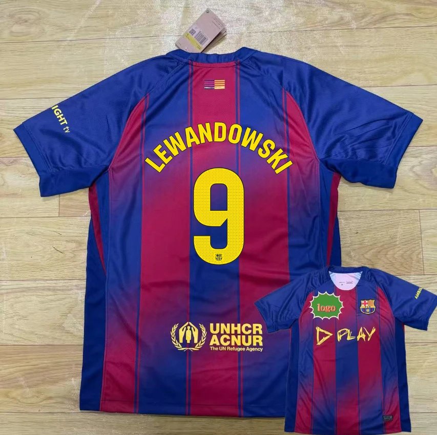 FC Barcelona Rashford #14 Home Jersey Blue Red Gradient Jersey - 6