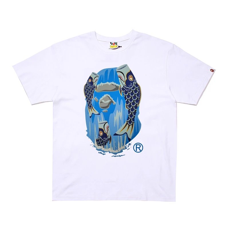 A Bathing Ape Plaid White T-Shirt - 9