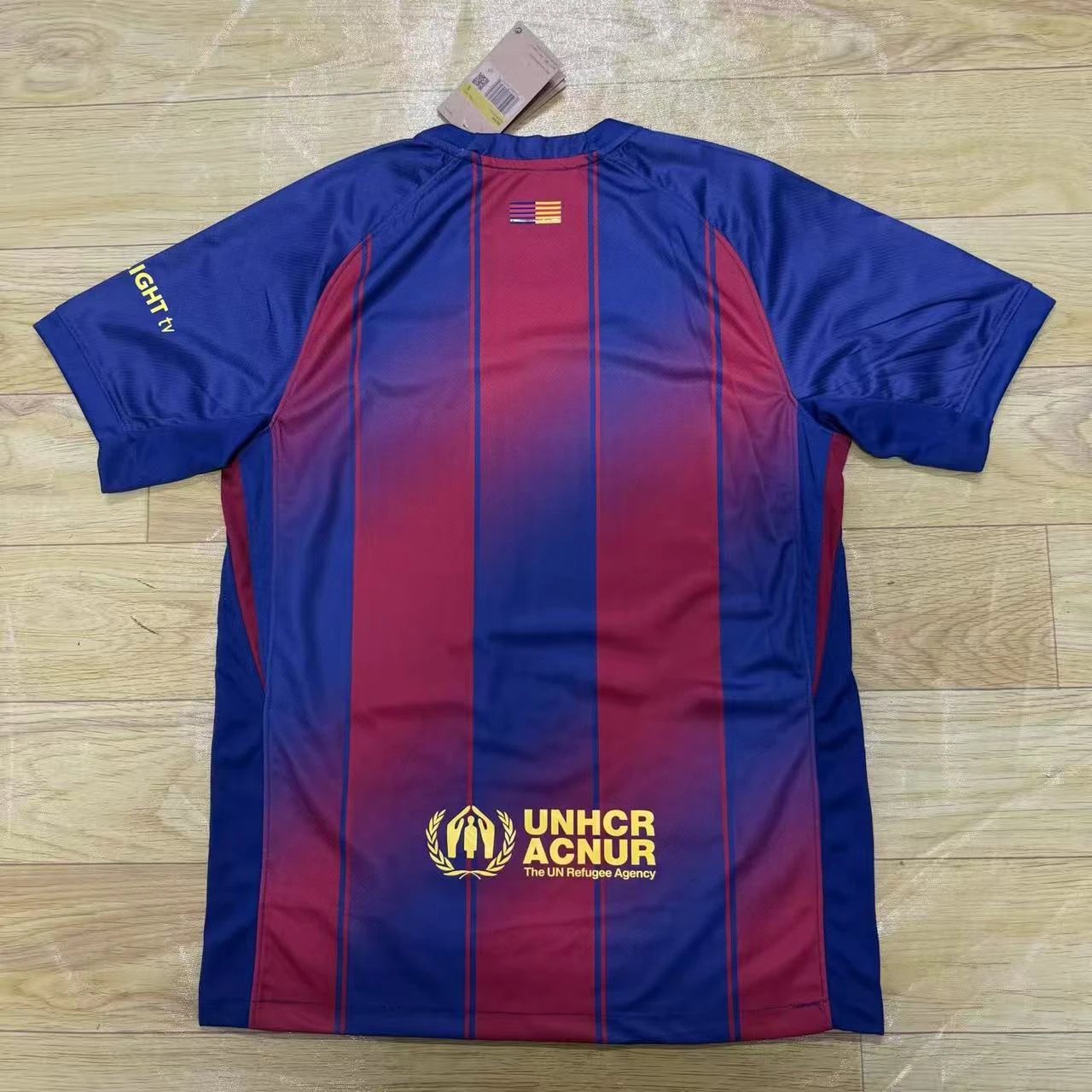 FC Barcelona Rashford #14 Home Jersey Blue Red Gradient Jersey - 4